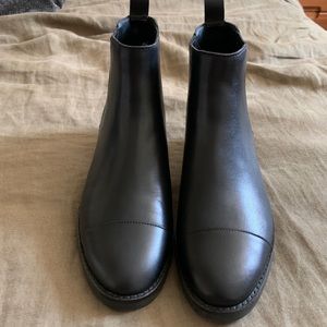 Brand New Cole Haan Black Leather Boots Size 6